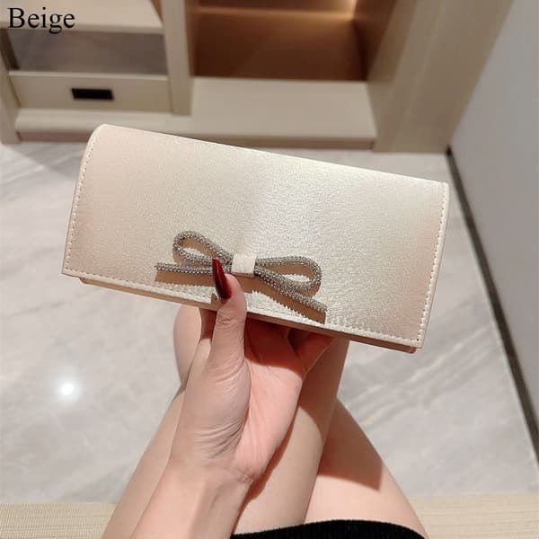 Silke Aften Tasker Clutch Taske BRUN brown