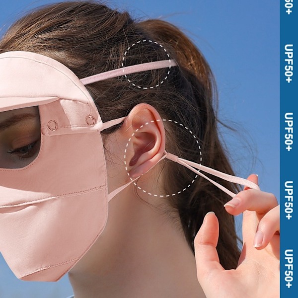 Hat Mask Ansiktstäckande SVART black