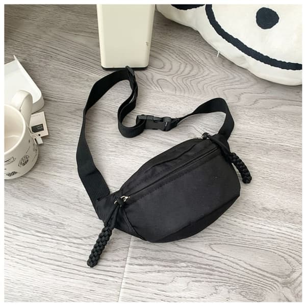 Børnetaske Brysttaske SORT Black