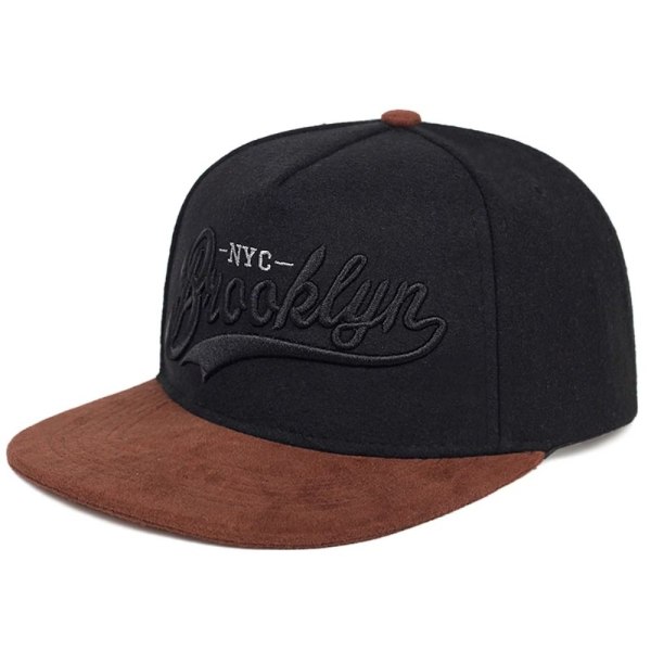 Baseballkasket Hip-hop Tide Caps SORT black