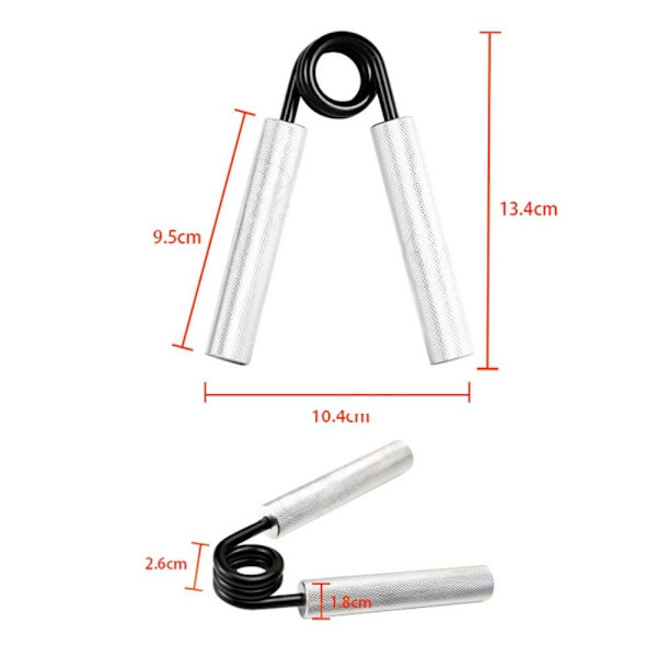 Grip Strength Trainer Hand Grip Strengthener SVART 300LB 300LB black 300LB-300LB