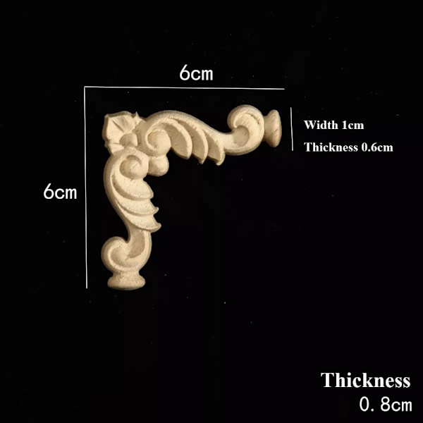 Træudskårne håndværk Træfigurer Håndværk 8X8CM3 3 8x8cm3