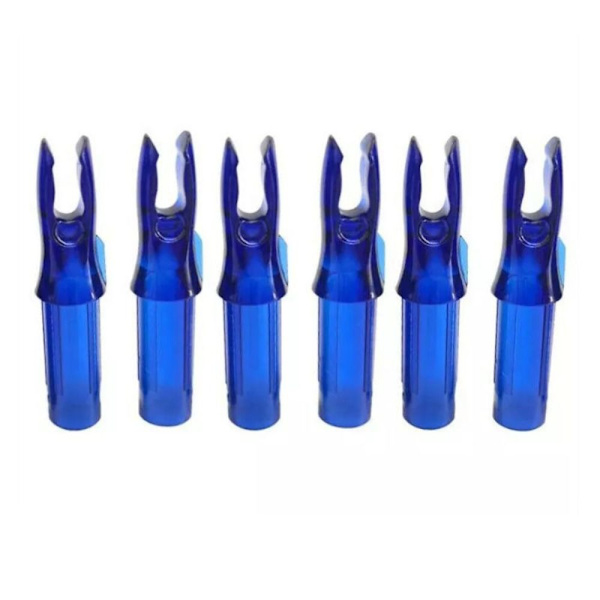 15 ST Arrow Tail Nock Pil BLÅ blue