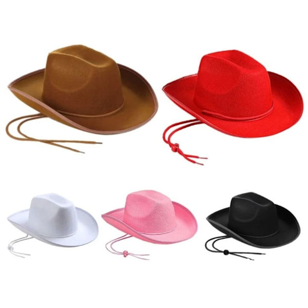 Cowboy-hattu Cowgirl-hattu VALKOINEN VALKOINEN White