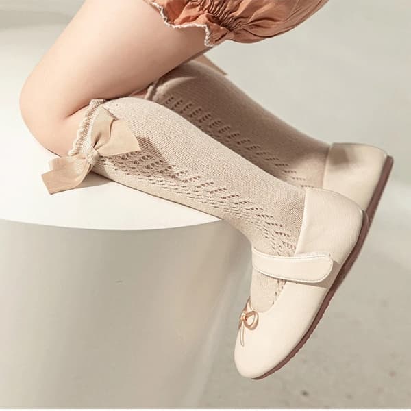Knæhøje strømper lange strømper HVID S HVID S white  S