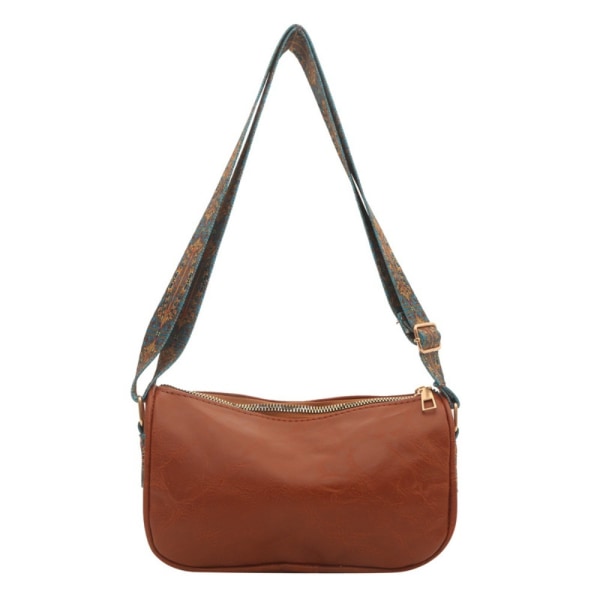 Retro kuddform väska Axelväska BRUN Brown