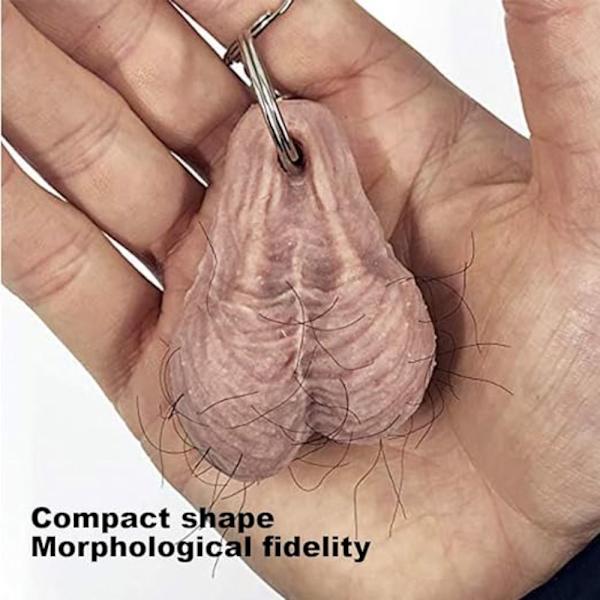 Hairy Balls Avaimenperä Auton Avaimenperä Laukku Avaimenperä