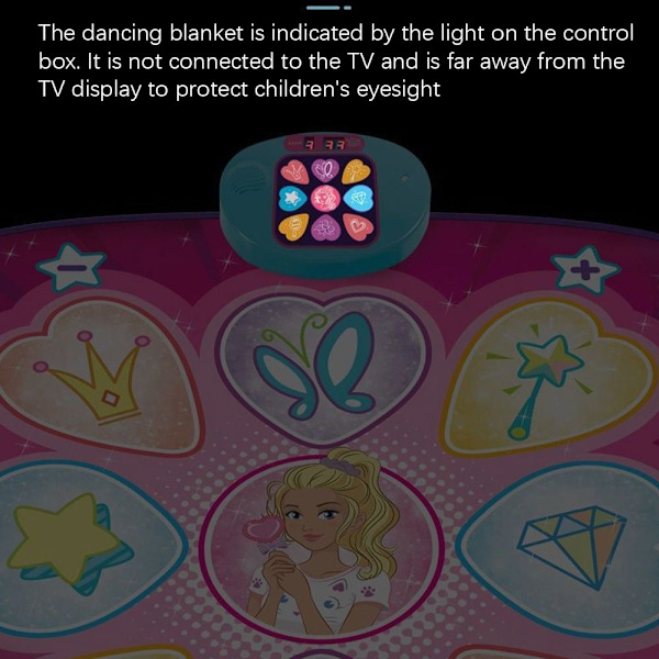 Elektrisk Dansmatta Dansfilt Pedal Musikmatta