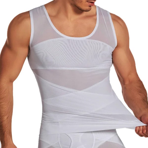 Slimming Väst Slimming Strap Bälte VIT L white L