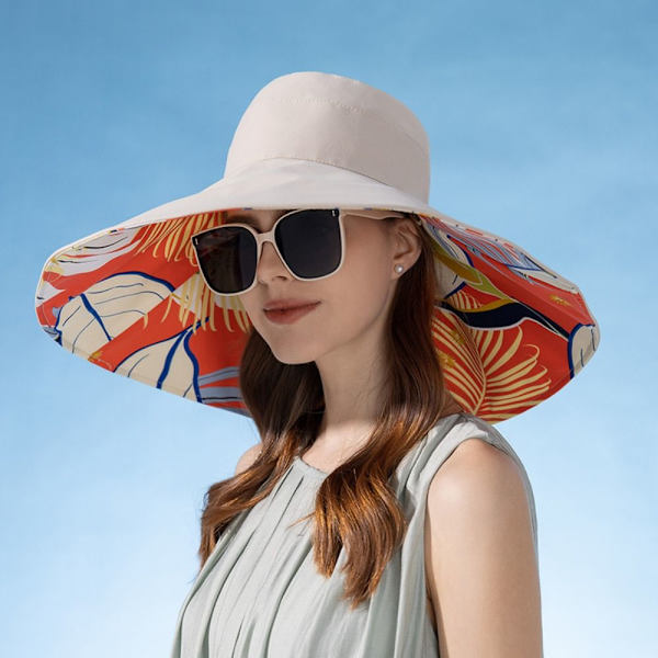 Dame Fiskerhat Solhat BEIGE beige