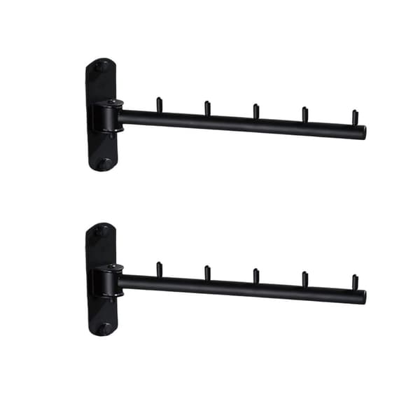 2 kpl pyykin kuivausteline MUSTA Black