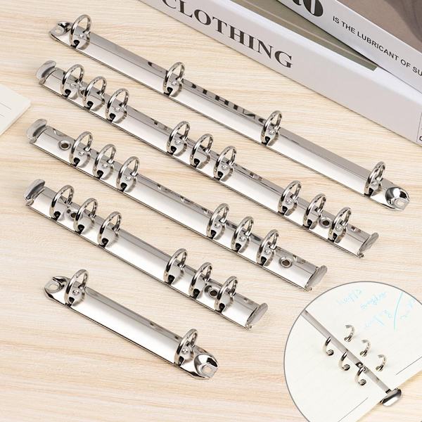 2 STK A5 Ringbind a5 Ringbind 6 Ringe a5 Notesbog 6-Huls Ringbind