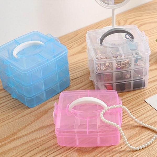 Läpinäkyvä korujen organizer case Transparent