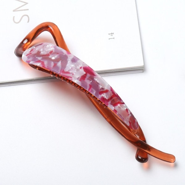 Eddikesyre Bananclips Leopardprint Hårklør E E E