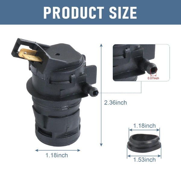 1st 76806-SJC-A01 Motorpump Vindrutespolarpump Motorpump
