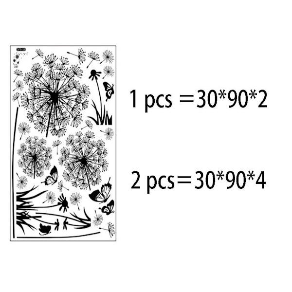2 kpl Flower Environmental Wall Tarrat Kodinsisustus A  2 PCS
