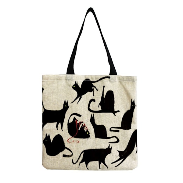 Canvas Tote Bag Eco Shopping Handbag 6 6 6