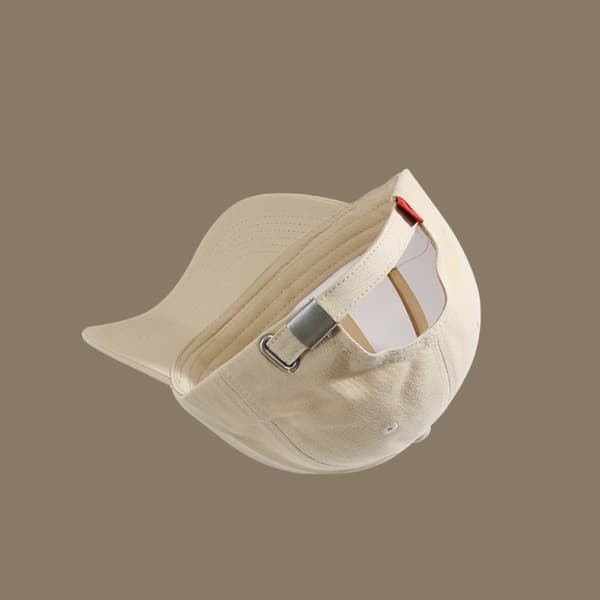 Minimalistisk Broderte Mote Baseballcaps HVIT White