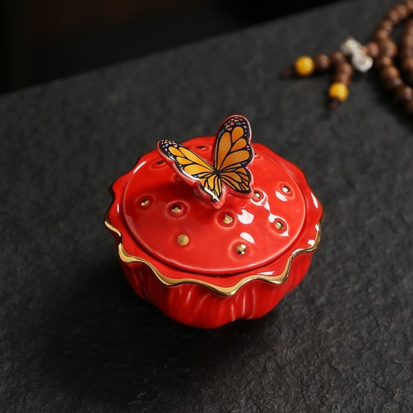 Butterfly Tea Jar Keramiska burkar 1 1 1