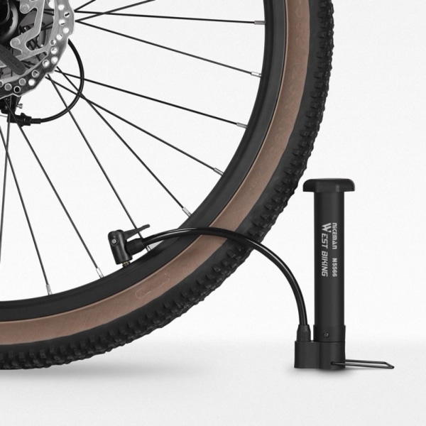 Cykelluftpumpe Manuel luftpumpe SORT black