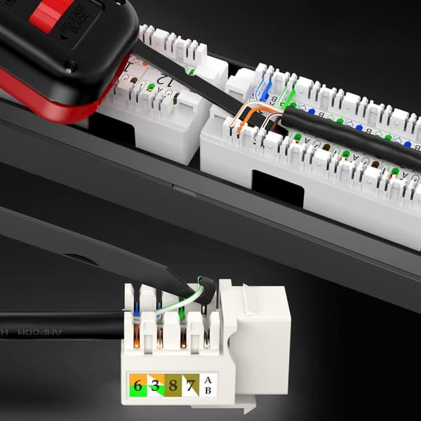 Punch Down Impact Tool Krympe Tænger Kabelstripper