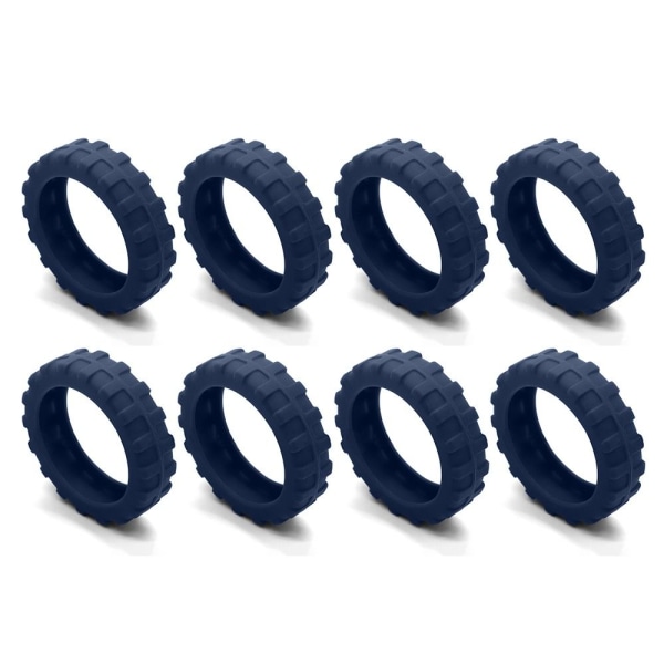 8ST/ Set Resebagage Caster Skor Resväska Hjul Skydd Red 8Pcs-8Pcs