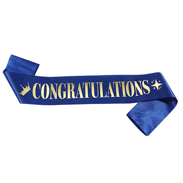 Grattis Sash Etiquette Bälte BLÅT BLUE
