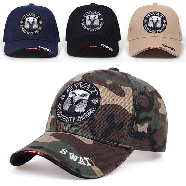 SWAT Kirjonta Baseball-lippikset Snapback-hatut CAMOUFLAGE camouflage