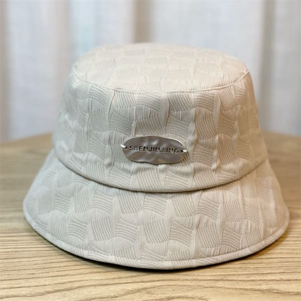 Vit bucket-hatt för flickor och damer white