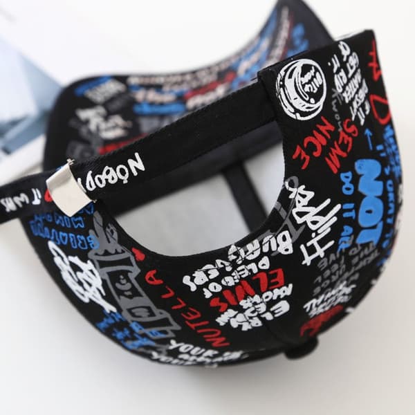 Graffiti Baseball Caps Visor Cap HVIT 3 3 white 3-3