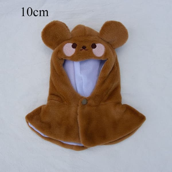 Bomullsdokkeklær Dokkekåpe Kappe 10CM4 4 10cm4