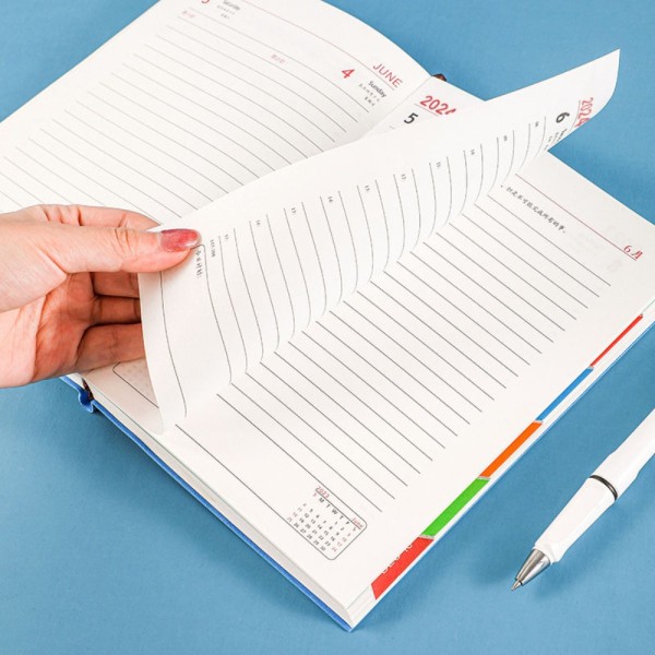 Notebook Timeplan RØD Red