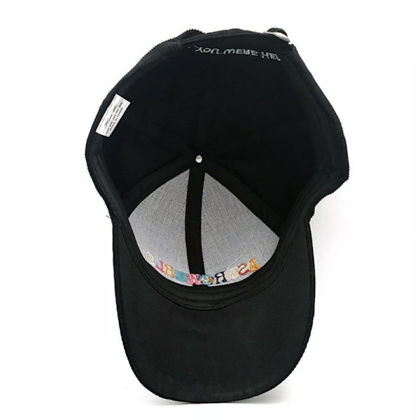 Baseball Caps Broderet Hat SORT black