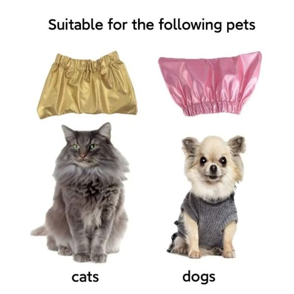 Cap för husdjur Katt Vattentät cap ROSA M Pink M