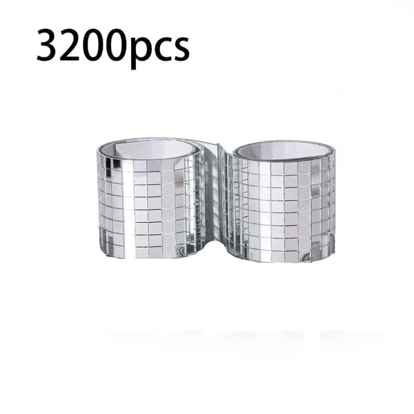 Mosaikplattor Discoplattor SILVER 3200ST silver 3200pcs-3200pcs