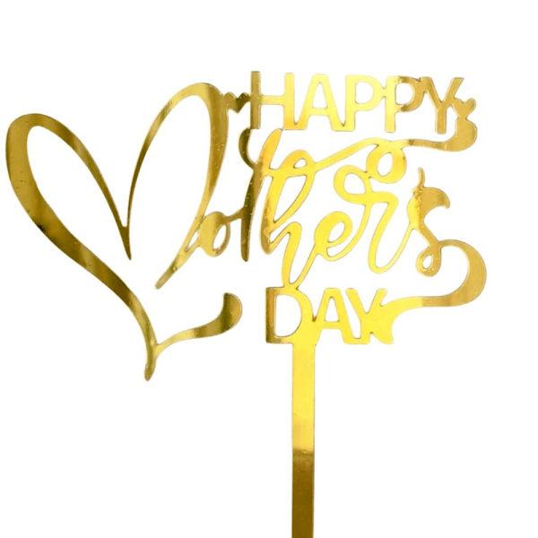 5 stk/sæt Happy Mothers Day Cake Toppers Mothers Day Party 7