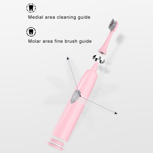 Elektrisk tannbørste Sonic tannbørste ROSA pink