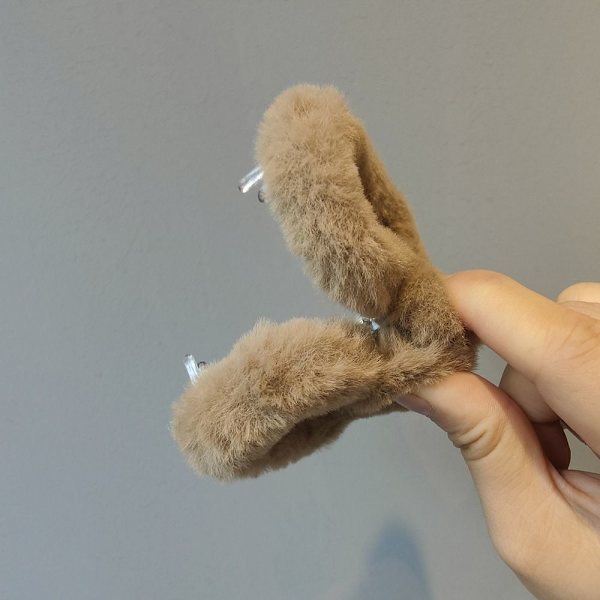 Plysch hårklo hårklämmor 1 1 1