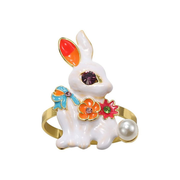 Påsk Servettringar Bunny Ears Servettspänne STYLE 6 STYLE 6 Style 6