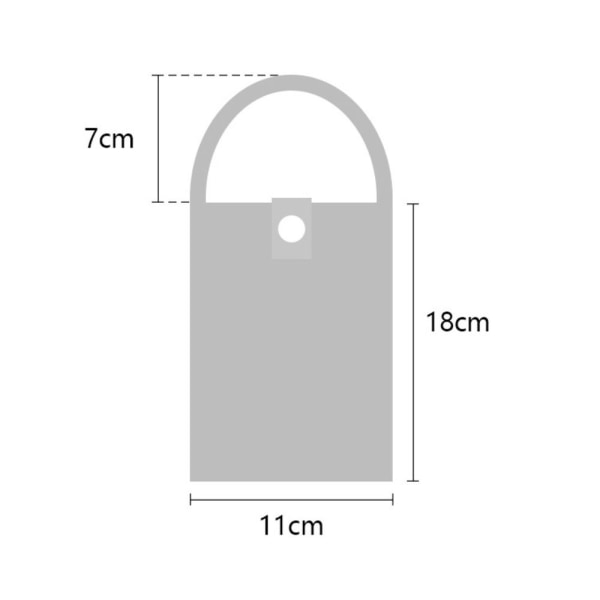 Stickad handväska Knot handledsväska 5 5 5