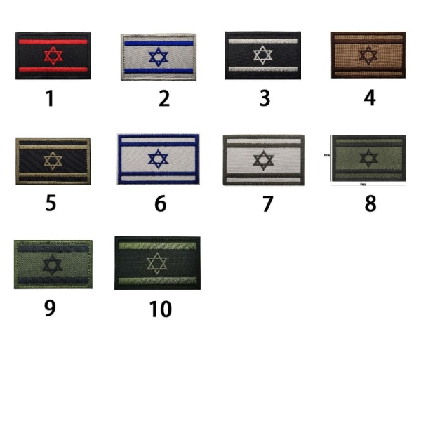 Army Rank Patch Brodery Etikett 6 6 6