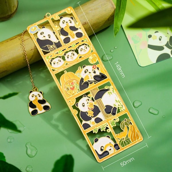 Metal Panda Kirjanmerkki Kirjaklipsi STYLE 6 STYLE 6 Style 6