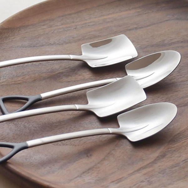 Barredskaber Special Scoop Skovl Ske Dækkeservice MAT RUND Matte Round Head