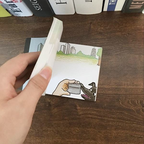 Skjul Ring Flipbook Håndvendt Bog Flip Book Kit A A A