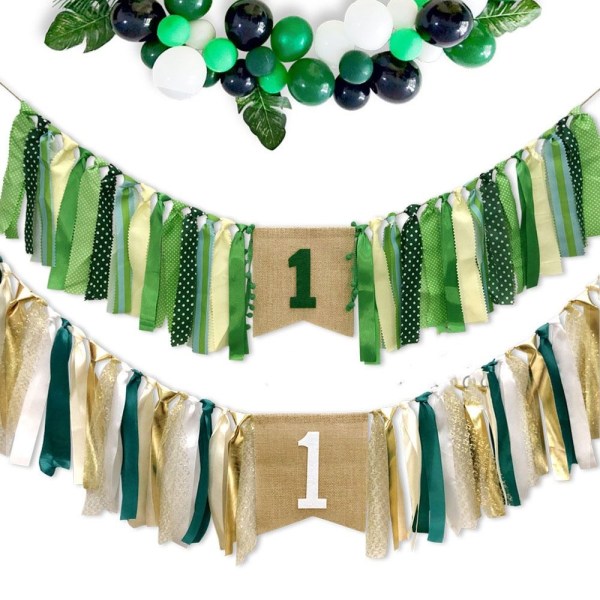 Färgglad tofs Barnstolsbanner Färgglad tofsbanner STYLE 2 style 2