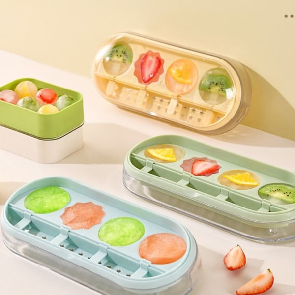 Ice Cube Mold Popsicle Form GRØNN IS CUBE MOLD IS CUBE MID green Ice Cube Mold-Ice Cube Mold