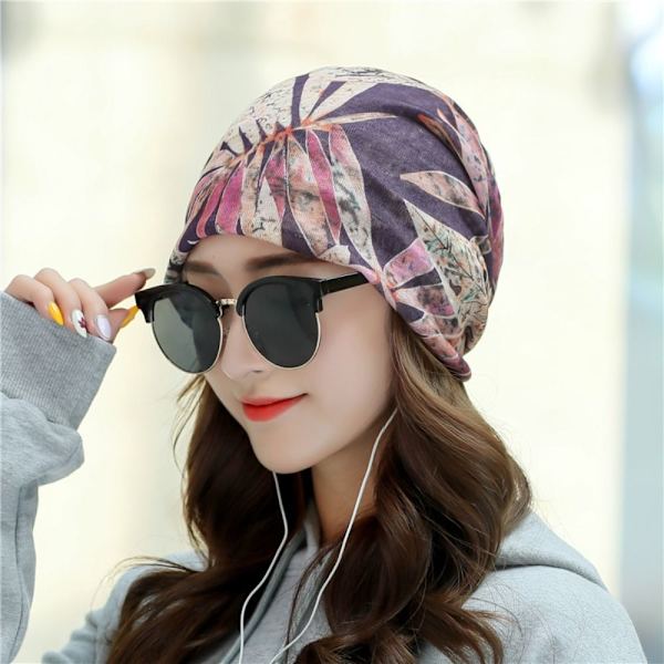 Turbanhatt for kvinner tynn genserhette 10 10 10
