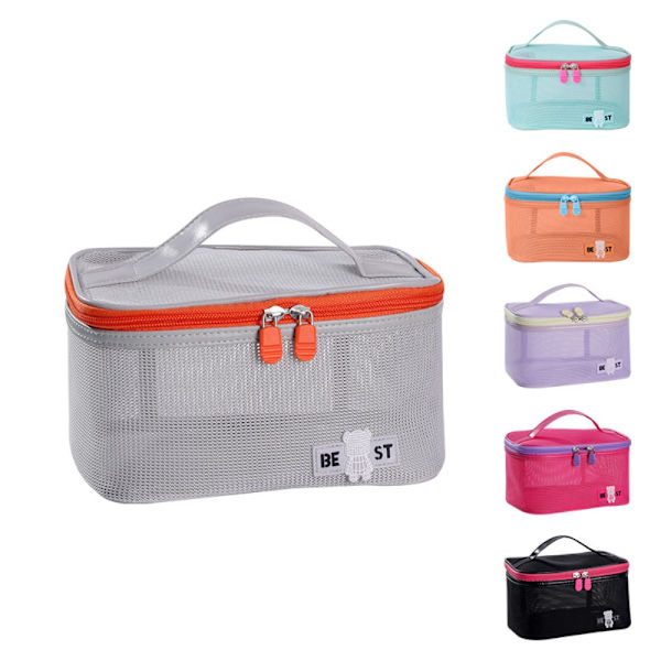 Mesh Bag Meikkilaukku MUSTA black