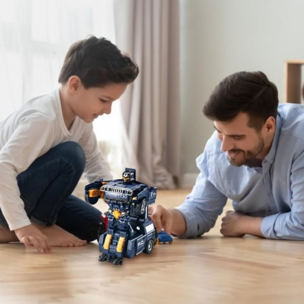 Transformerande Robotmodell Leksak Elbil A A A