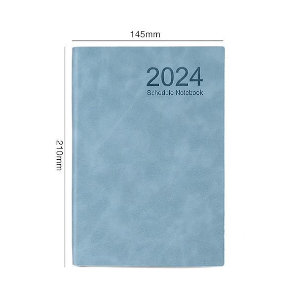 2024 päiväkirjakirja 2024 Planner muistikirja TYYLI A-SININEN TYYLI A-SININEN Style A-Blue